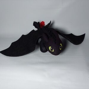Dreamworks Toothless How To Train Your Dragon 14" Deluxe Plush 24" Wingspan 2014
